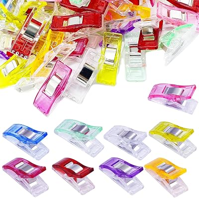 Ailiver Wonder Clips for Sewing Quilting Crafting 30PCS Plastic Fabric Holders