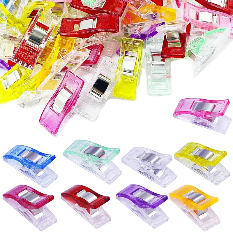Ailiver Wonder Clips for Sewing Quilting Crafting 30PCS Plastic Fabric Holders
