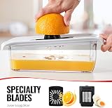 Fullstar 11-in-1 Mandoline Slicer Spiralizer Julienne Grater White view 5