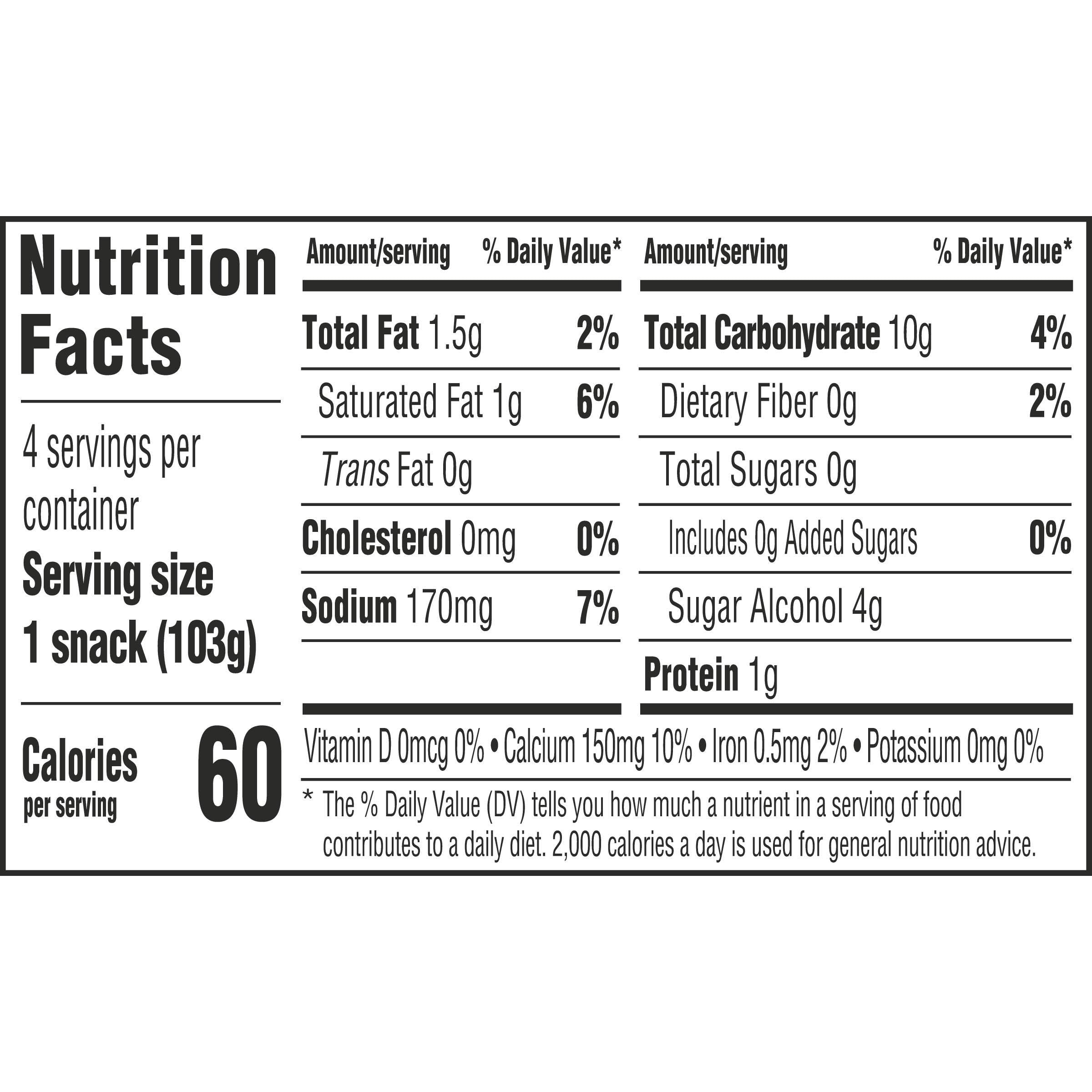 Jell-O Chocolate Vanilla Swirls Artificially Flavored Zero Sugar Ready-to-Eat Pudding Snack Cups, 4 ct Cups