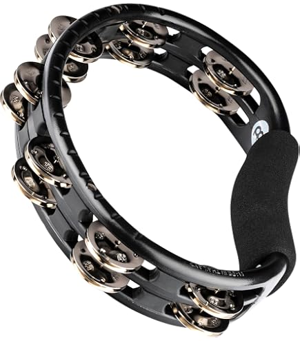 送料込★良品★RhythmTech タンバリン ブラック RT1010 Amazon.com: RhythmTech RT1010 Tambourine, Nickel Jingles, Black