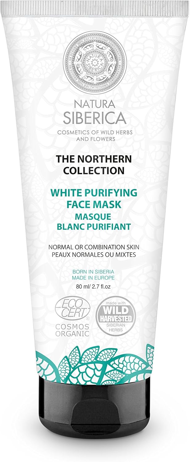 Natura Siberica Northern White Purifying Face Mask for Normal Skin 80 ml