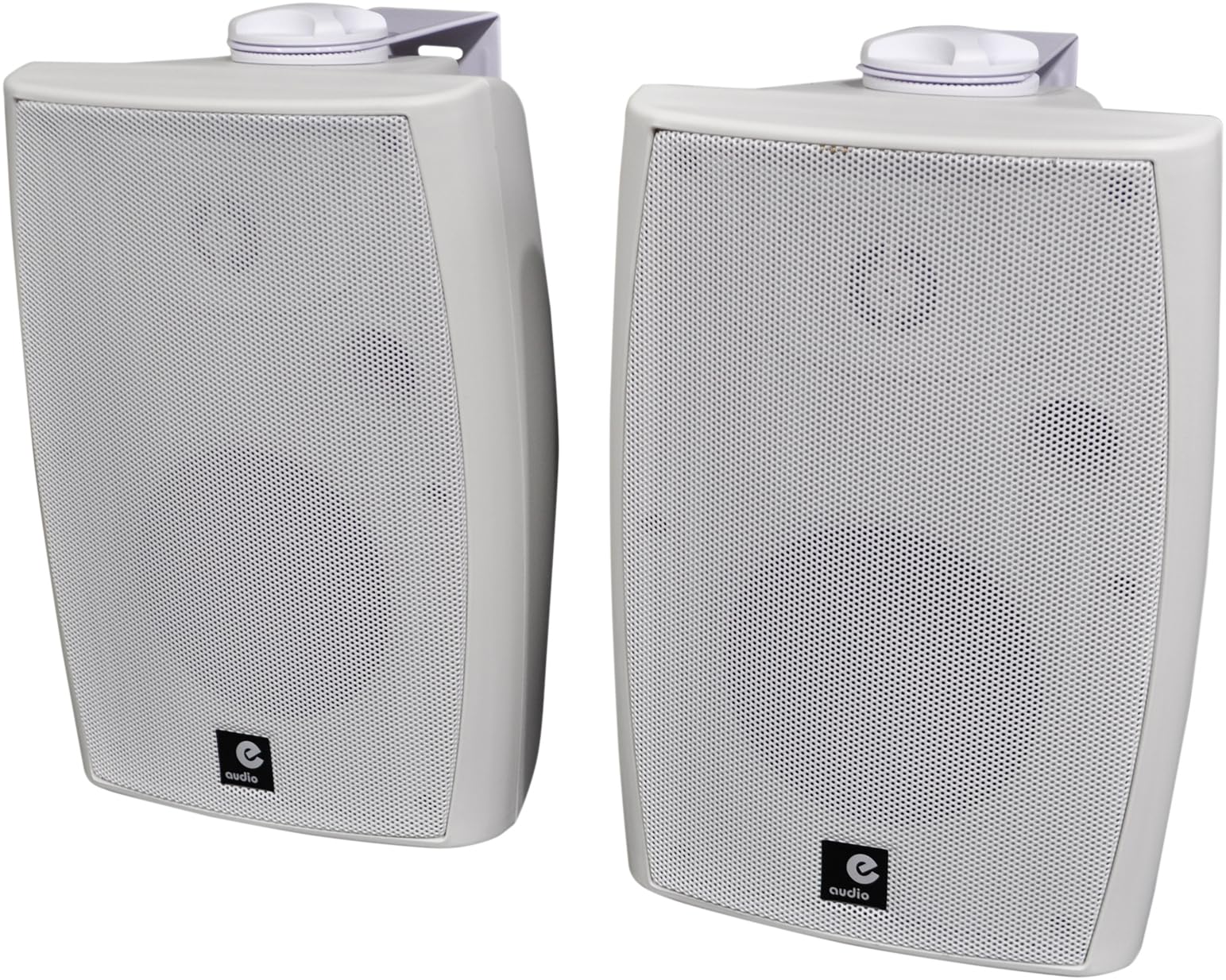 E-Audio 60w Active Wall Mounted Speakers with Bluetooth & Auxiliary Input