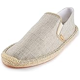 Alexis Leroy Men's Fashion Casual Canvas Slip on Flat Espadrilles