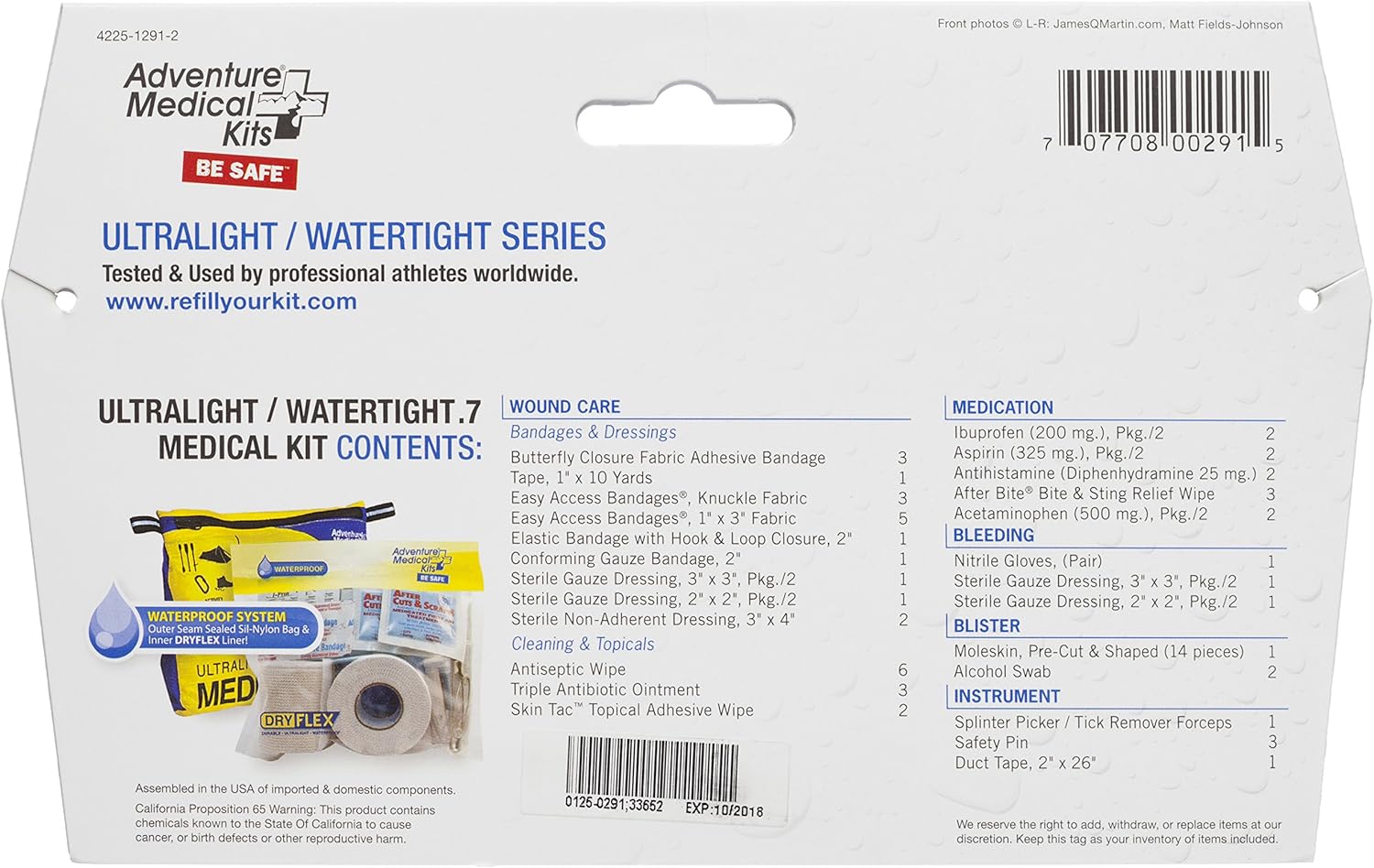 Adventure Medical Kits UltraLight and Watertight: Sports & Outdoors