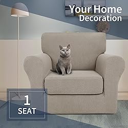 JIVINER Newest 2 Pieces Armchair Covers for Living