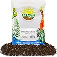 Christmas Cactus Potting Soil Mix (4 Quarts), Hand Blended Soil for Indoor Houseplants Custom Blended