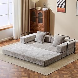 Convertible Sleeper Sofa Bed, Compression Folding