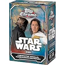Dune Topps Caixa Blaster Cromada Pacote com 7 (Topps 2024) Caixa