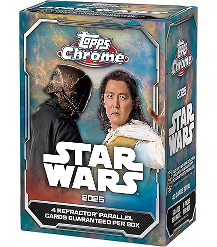 新品　スターウォーズ　クローム　ブラック　トレカ　BOX Amazon.com: 2024 Topps Chrome Black Star Wars box (4 cards