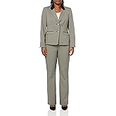 Le Suit Womens Two Button Blazer & Pant, 2pc Set