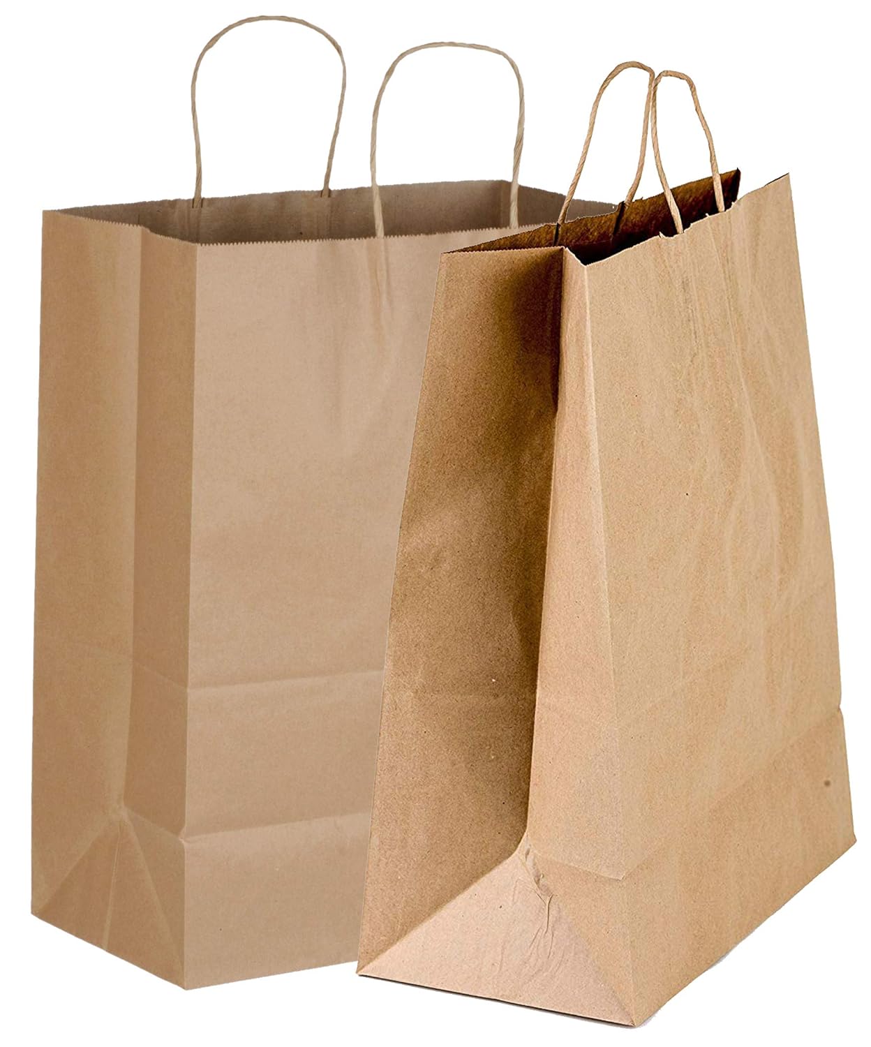 10 count Retail Groceries and Takeout Sturdy Brown Kraft Paper