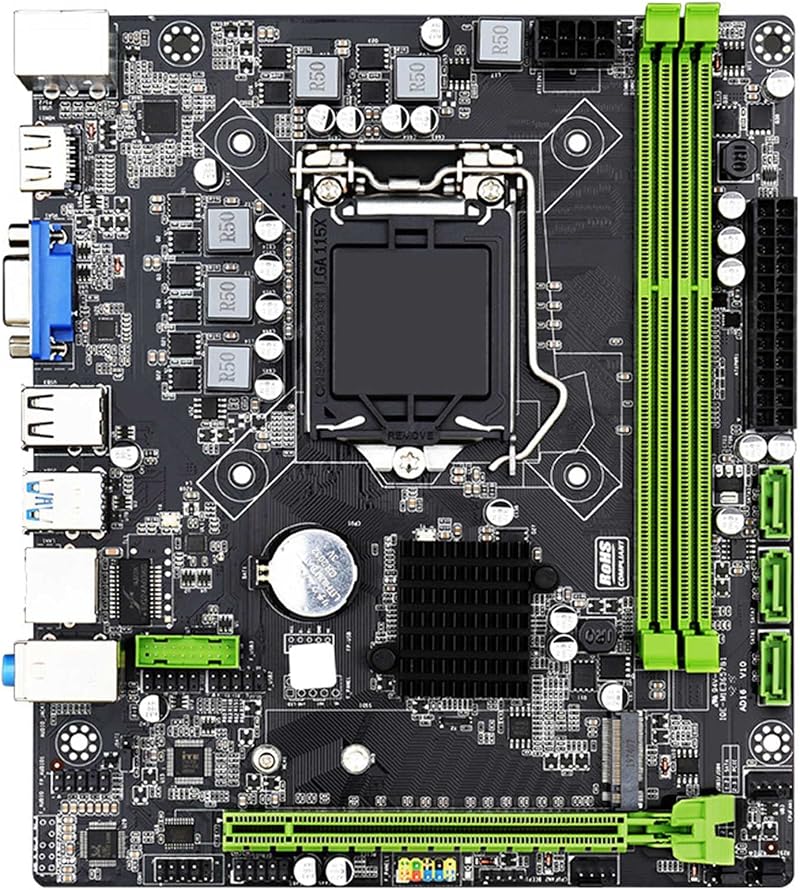 Lodokdre H310B LGA1151 Micro ATX Motherboard DDR4 up to 32GB RAM Desktop Server