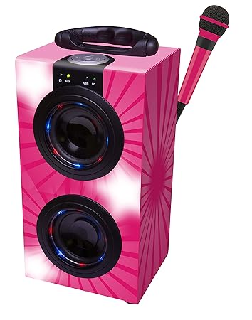 mini bluetooth tower with microphone