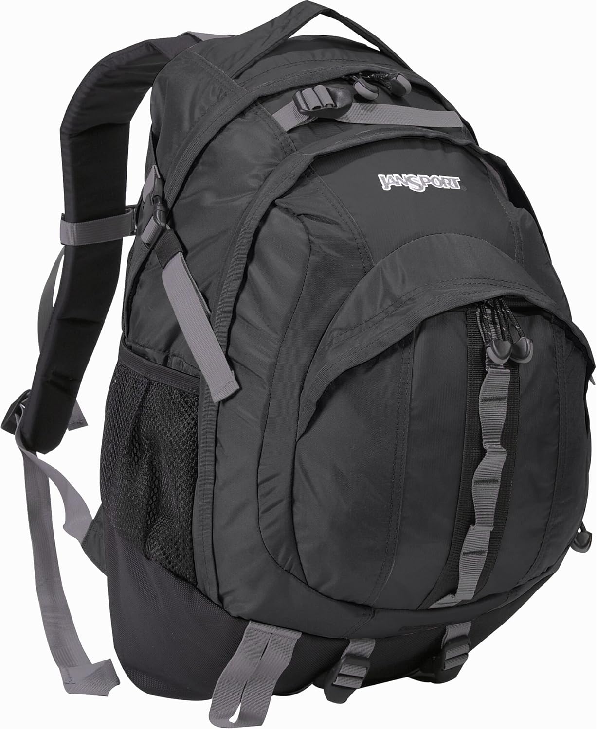 JanSport Equinox Backpack (Black) Hiking Daypacks Clothing
