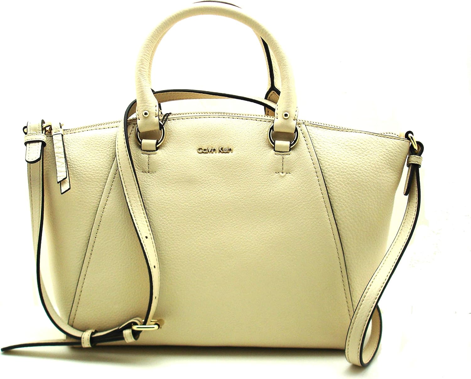 calvin klein avery pebble satchel