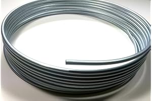 The Stop Shop 25 ft. Roll of Zinc Plated 5/16" Tubing - Fuel or Transmission