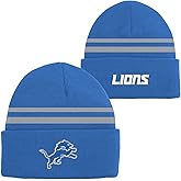 NFL Kids Youth 8-20 Official Cold Weather Striped Cuffed Knit Beanie Hat
