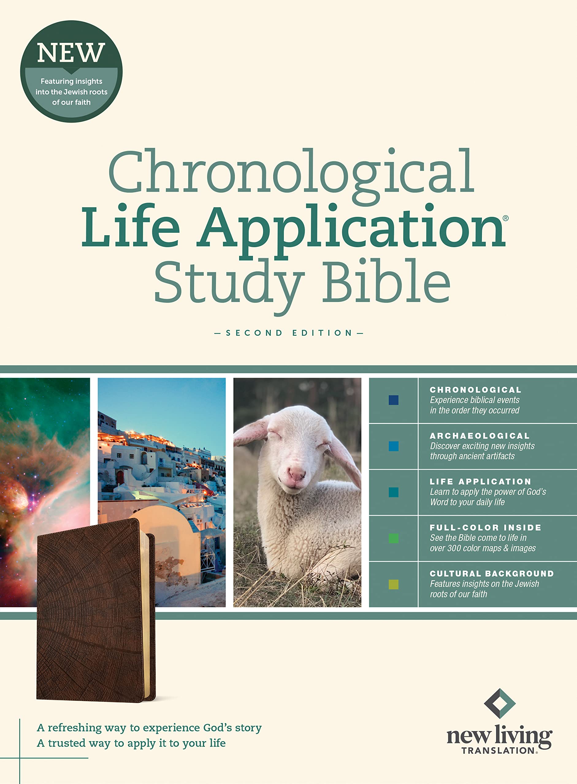 NLT Chronological Life Application Study Bible, Second Edition (LeatherLike, Heritage Oak Brown) NLT Chronological Life Application Study Bible, Second Edition (LeatherLike, Heritage Oak Brown) Imitation Leather