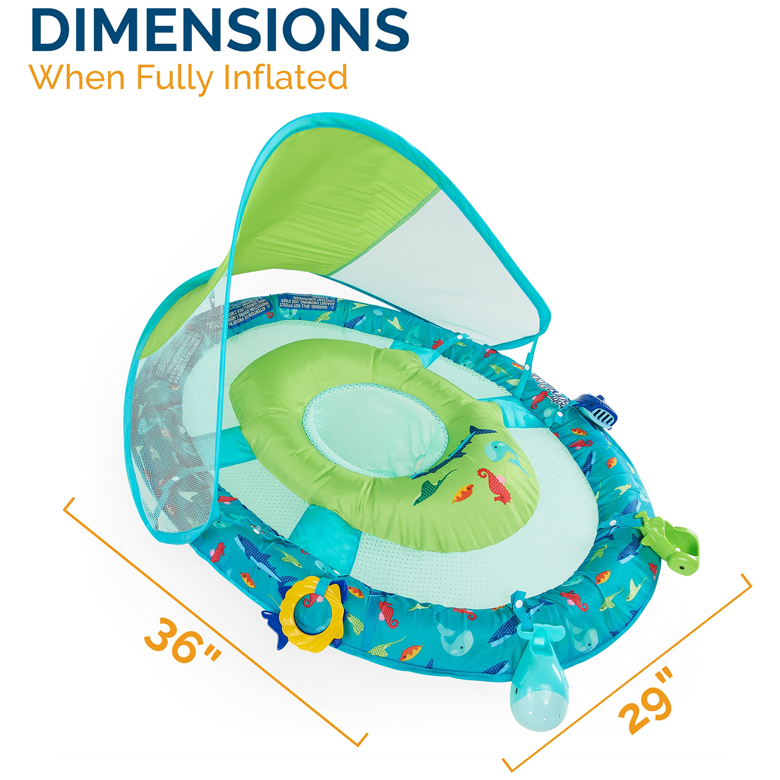 SwimWays Baby Spring Float Splash N Play