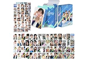 YUTO Stray Kids Laser Karma Photocards 124 PCS Photo Cards with Holo Effect Stray Kids Kpop Gift Lomo Cards Merch for Boys and Girls (Stray Kids)