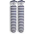 My Boot Trees - Boot Shaper Stands for Closet Organization - Keeps Them Shaped Properly - Many Patterns to Choose from - 1 Pair (Blue & White Stripes)