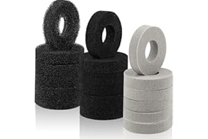 Zonon 18 Pieces Precision Rings Aim Assist Rings Precision Target Motion Control Compatible with Xbox One, Xbox Series X, Switch Pro and Scum Controller Grips (6 Hard, 6 Soft and 6 Easy)