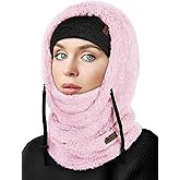 ROXUN Ski Mask Fleece Balaclava, Windproof Face Mask Winter Warm Neck Cover Hat Hood for Men Women