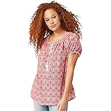 plus size peasant tops amazon