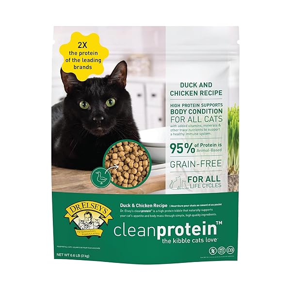 DR. ELSEY’S CLEANPROTEIN DRY KIBBLE DUCK 6.6 LB...
