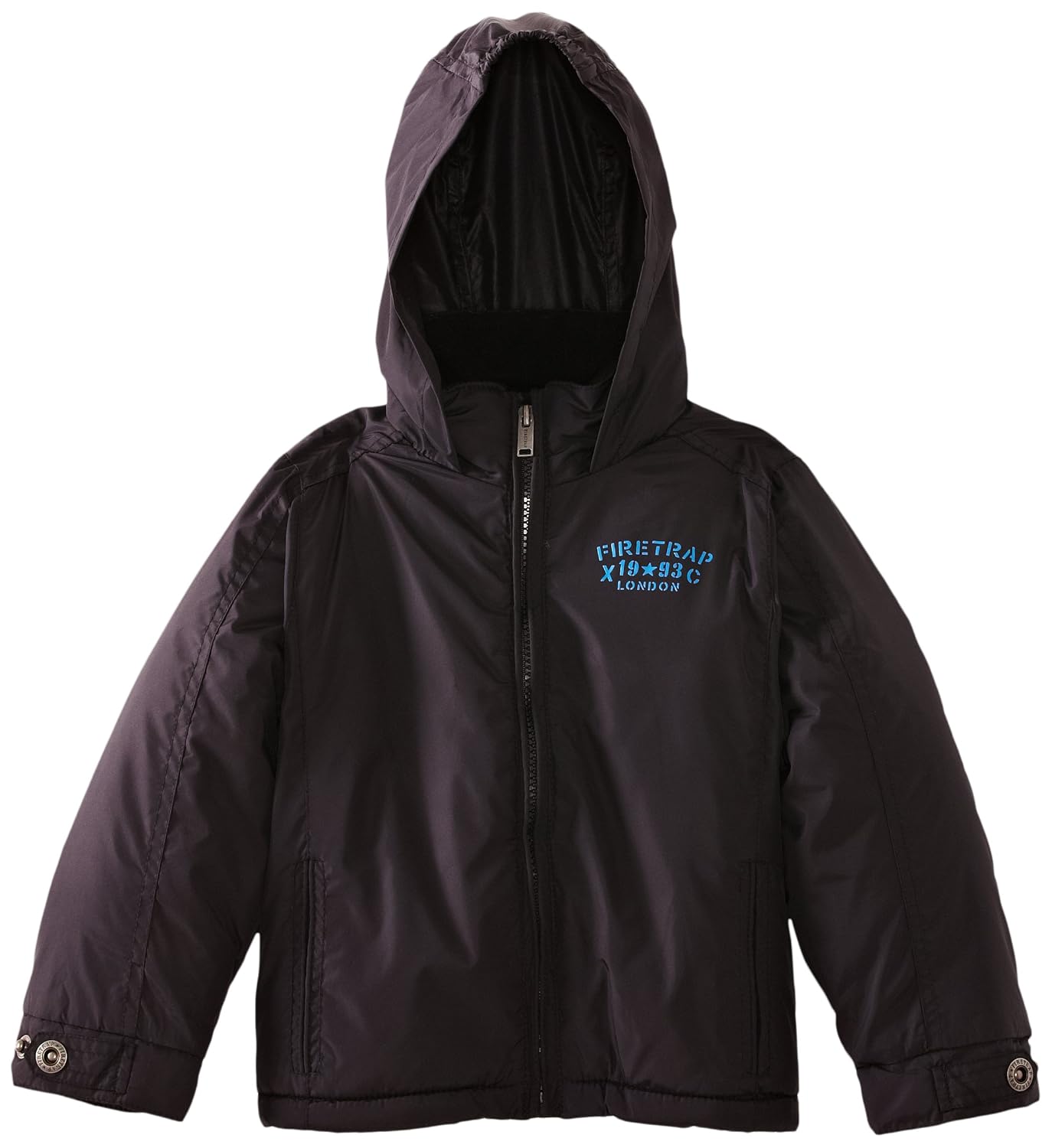 Black Firetrap TB0186 Coat Rain Wear 