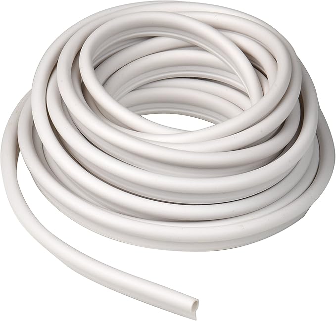 Frost King Tubular Vinyl Gasket Weatherstrip, 1/2" W, 1/4" T, 17' L