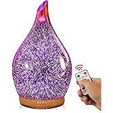 Porseme 280ml Essential Oil Diffuser,Aroma Ultrasonic Humidifier with Remote Control,BPA Free, Auto Shut-Off,Timer Setting