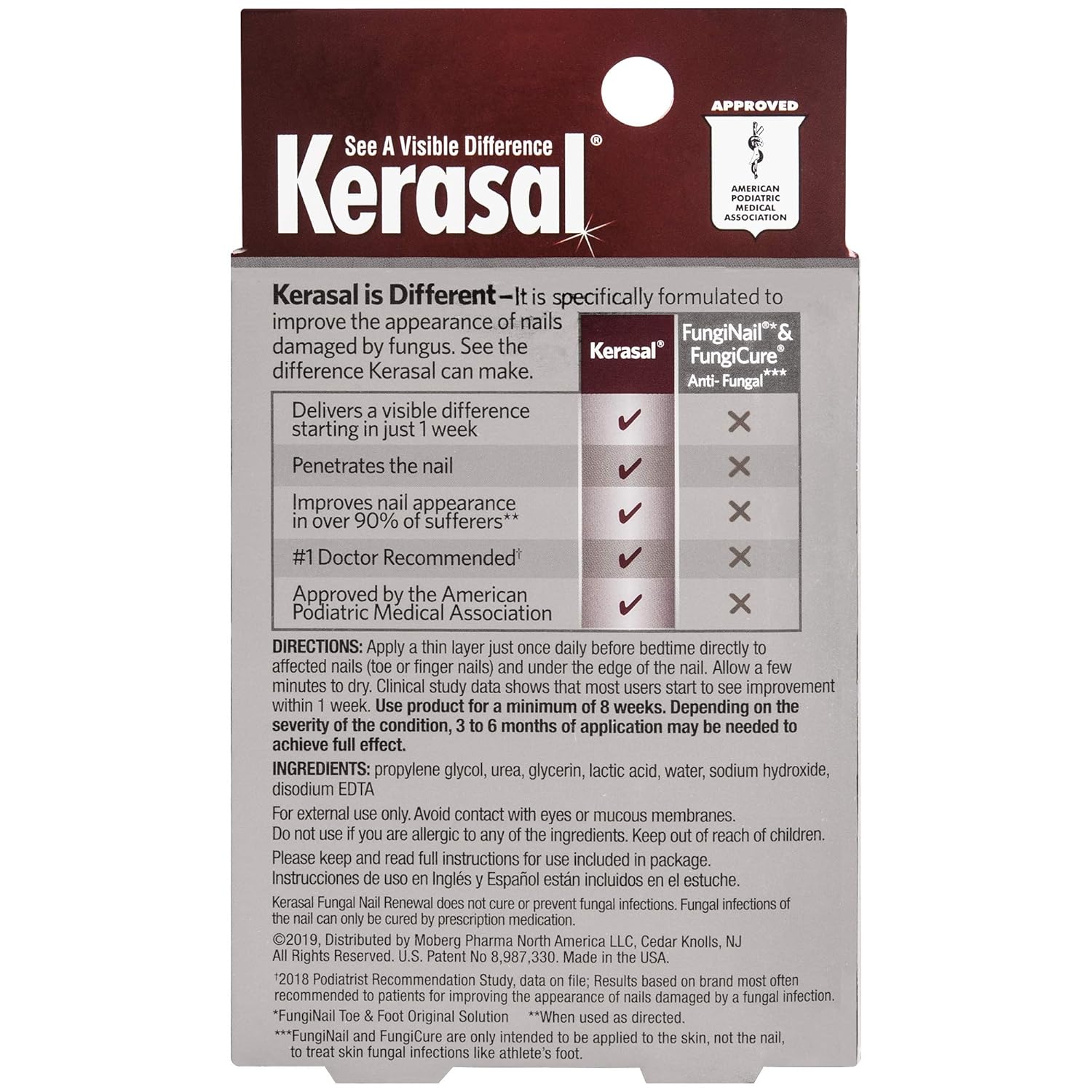 Amazon Com Kerasal Fungal Nail Renewal Visible Results Start In