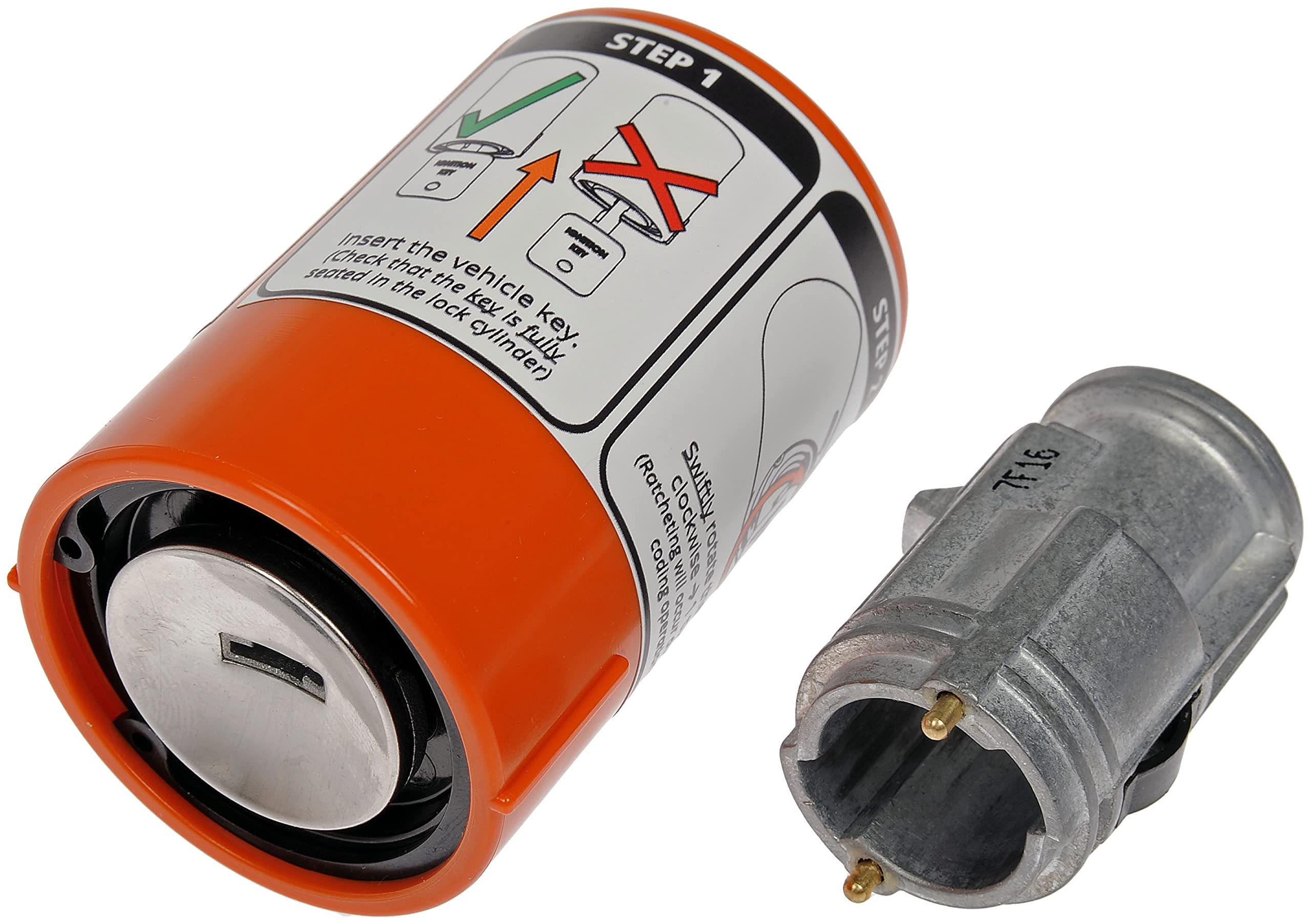 Photo 1 of ****************MISSING THE ORANGE PART****************
Dorman 924-793 Mechanical Key Relearn Ignition Lock Cylinder Compatible with Select Chrysler / Dodge / Mitsubishi Models (OE FIX)
