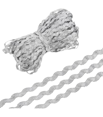 Bulk Buy: Wrights Jumbo Rick Rack 5/8" 2 1/2 Yards Black 117-402-031 (3-Pack