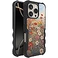 Smartish® iPhone 16 Pro Protective Magnetic Case - Gripzilla Compatible with MagSafe [Rugged + Tough] Heavy Duty Armor Slim Cover w/Drop Tested Protection for Apple iPhone 16 Pro - Wildflower Fields