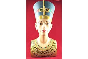 YTC Large Egyptian Queen Nefertiti Bust Statue 18"h Detailed Craftsmanship Sculpture