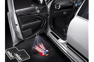 NewL 2 Pcs Led Car Door Welcome Light for USA America Flag Eagle Logo Symbol Projector Lights Ghost Shadow Light