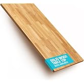 COREMINDED Solid Wood Desk Table Top &ndash; Pre-Finished 1.2&rdquo; Thick Tabletop - Universal Fit for Standing Desks, Countertops &amp; Workstations (48" x 24", Rubberwood)