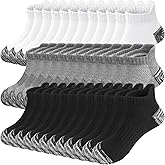 Bemeol Boys Socks 18 Pairs Boys Ankle Running Athletic Low Cut Cotton Short Sports Socks For Kids 4-6 6-8 8-10 Years Old