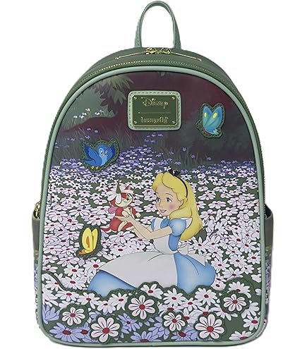 Amazon.com: Loungefly Disney Alice In Wonderland Cameo Mini Backpack BLACK NONE: Clothing, Shoes & Jewelry