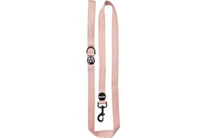 ShawnCo Dream Walk Dog Leash- Premium, Nylon Pet Leash with Soft Neoprene Handle for Small, Medium and Large Dogs (Rose Gold, Medium/Large)