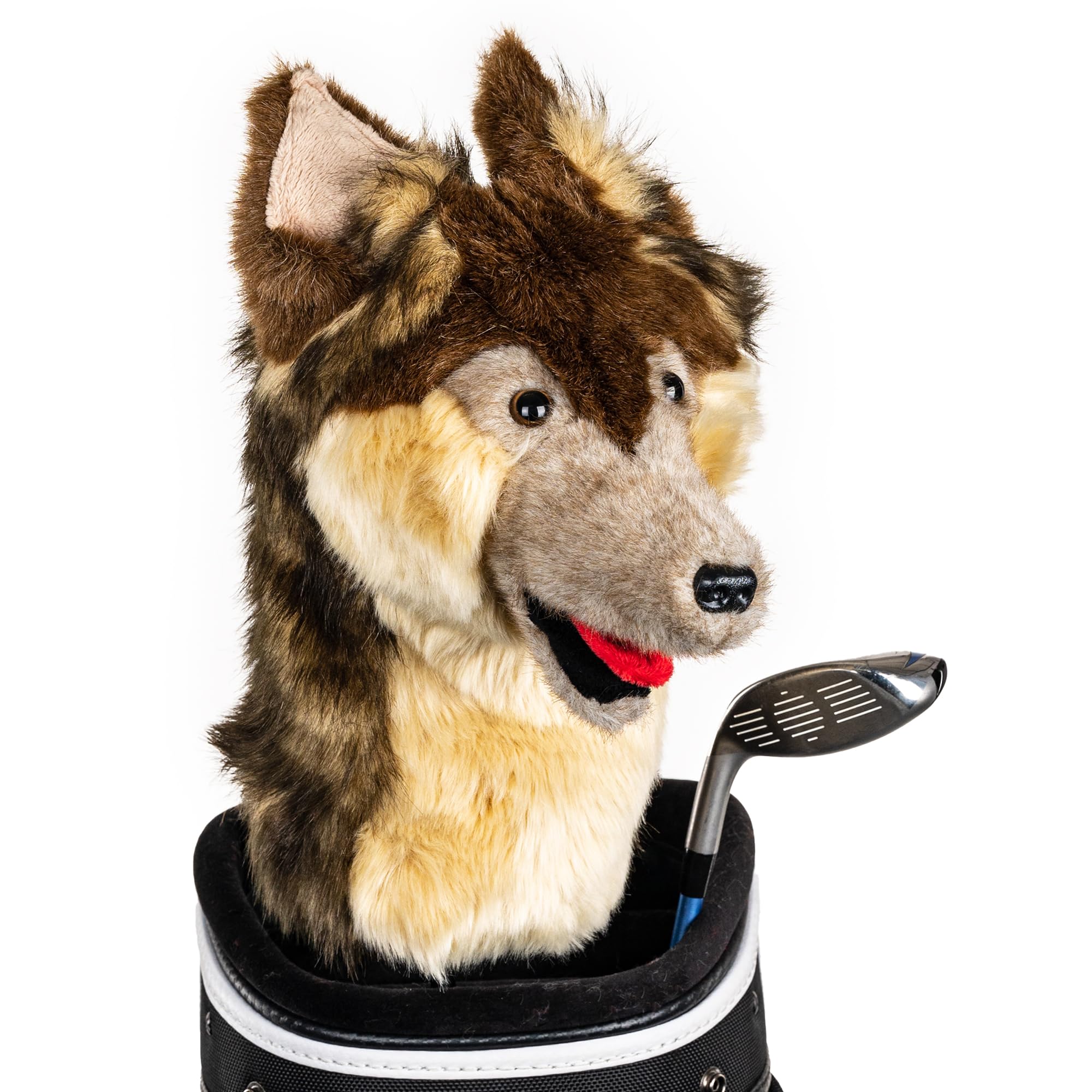 Daphne's Novely Headcover - Wolf, beige, brown, Driver