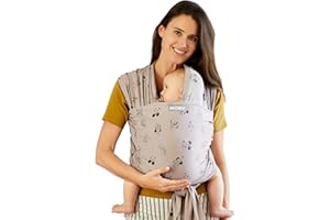 Moby Wrap Baby Carrier | Vintage Mickey & Friends | Baby Wrap Carrier for Newborns & Infants | #1 Baby Wrap | Keeps Baby Safe & Secure | Adjustable for All Body Types | Disney Baby