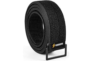 VOTAGOO GEAR VOTAGOO 1.5" Inner Belt Loop Liner with Metal Buckle, EDC Inner Belt for Duty Belt CCW Gun Fits 1.75"-2" Loop Outer Belt