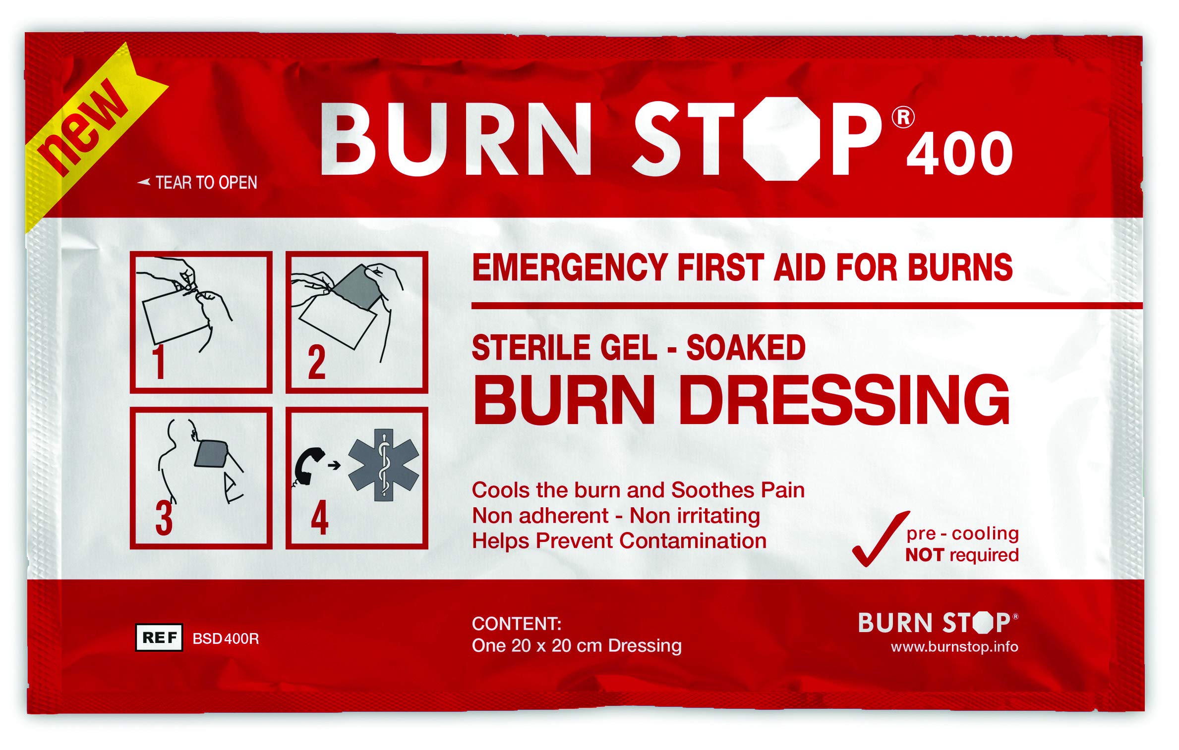 Burn Stop Burn Dressing, 20x20cm