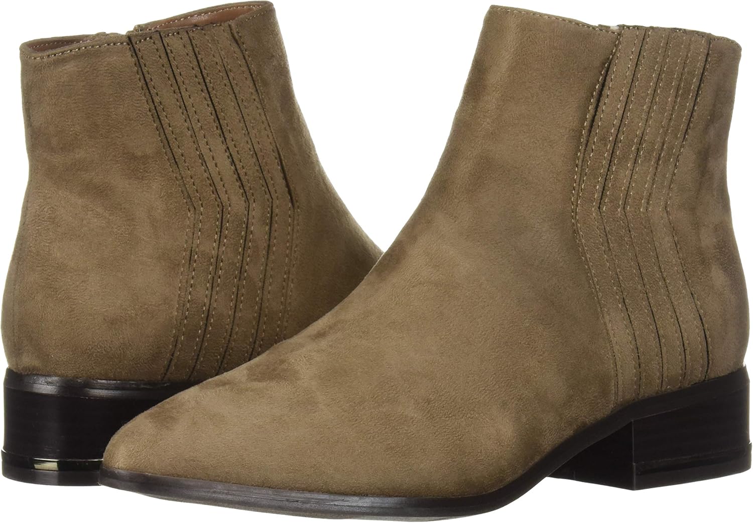 kensie faulkner block heel booties