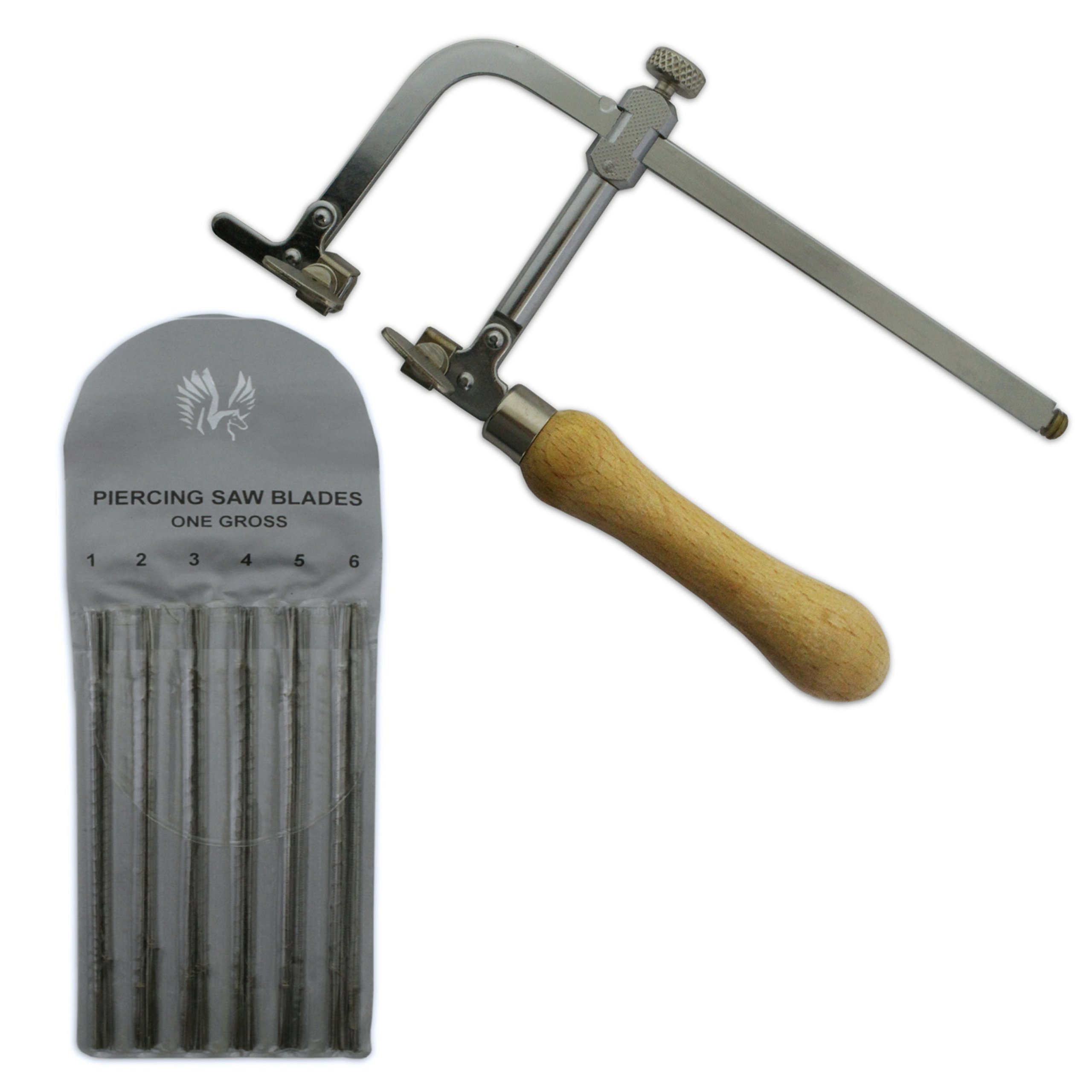 Jewellers Adjustable Saw (1-6 Saw Blades) : Type Inc 144 Mixed Blades (310)