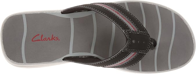 clarks flip flops mens grey